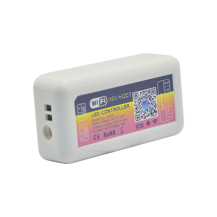 DC12/24V Smart LED WiFi Dimmer Music Controller Works With Amazon Alexa For Signle Color, Dual white, RGB, RGBW, RGBCCT LED Strip lamps Light DC12/24V Smart LED WiFi Dimmer Music Controller Works With Amazon Alexa For Signle Color, Dual white, RGB, RGBW, RGBCCT LED Strip lamps Light